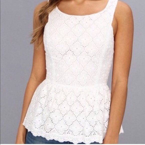 Lilly Pulitzer Tops - Lilly Pulitzer white eyelet top